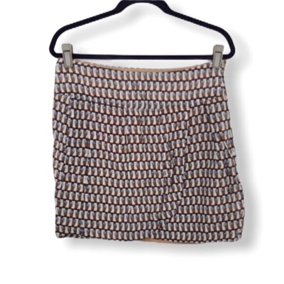 David Meister SZ 10 geometric skirt - Picture 1 of 4